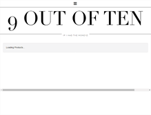 Tablet Screenshot of 9outoften.com